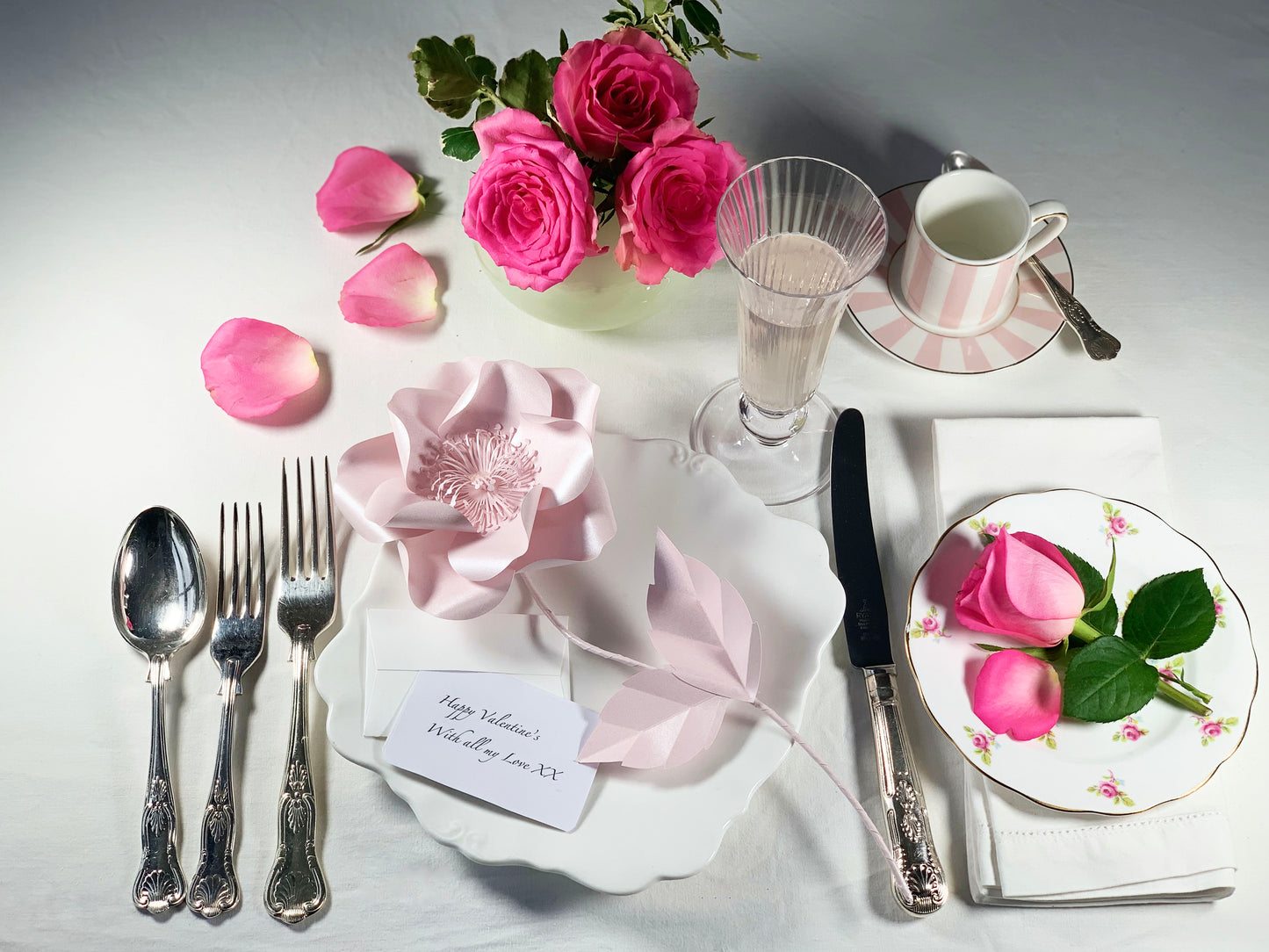 Flor de cerezo rosa eterna