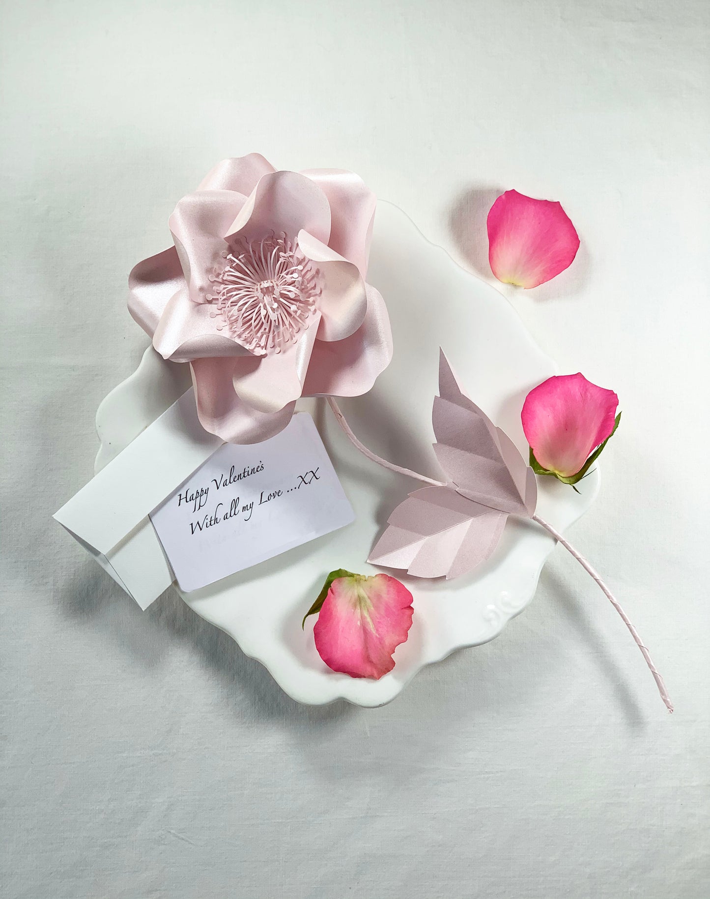 Flor de cerezo rosa eterna