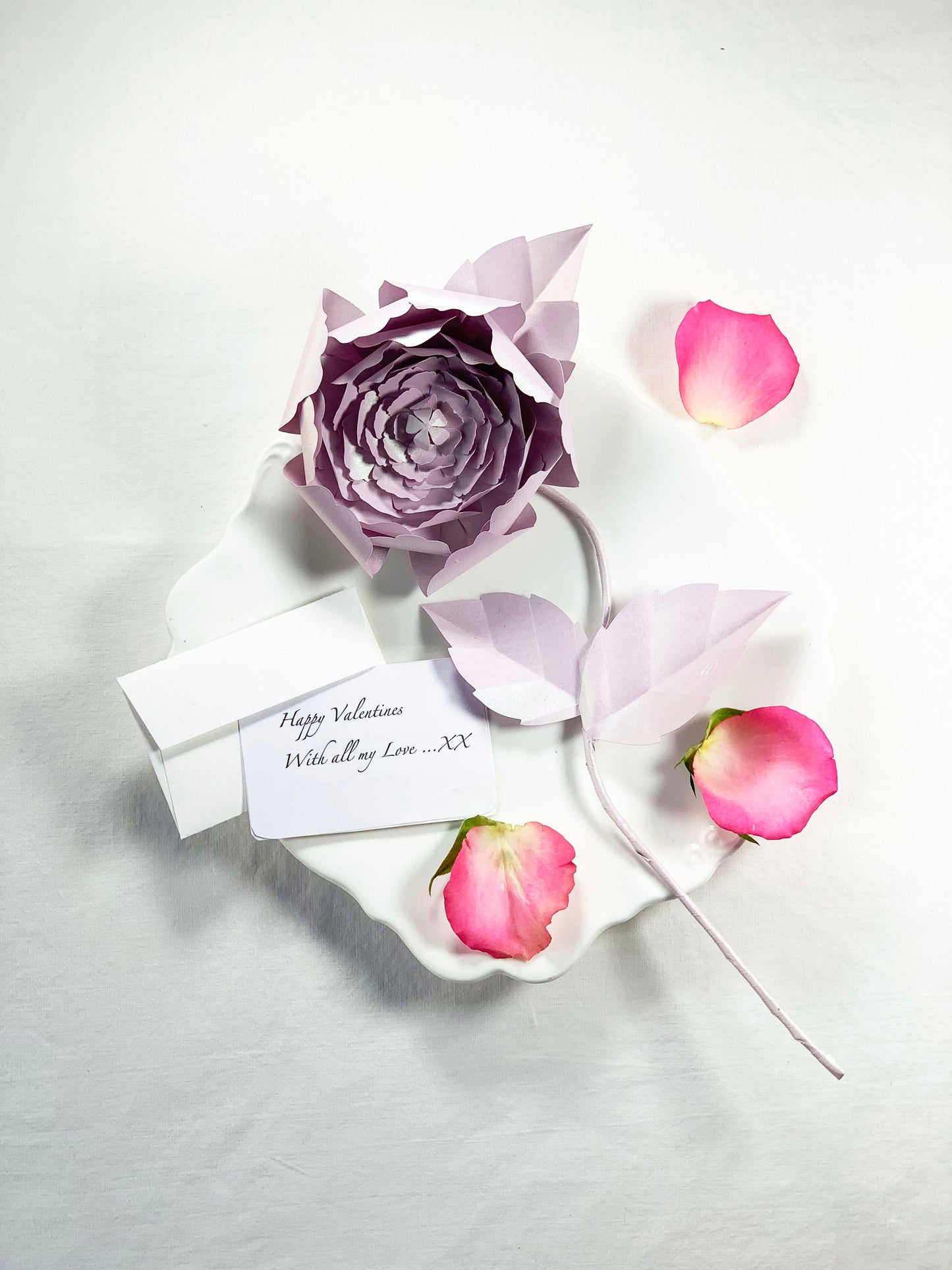 永遠のライラック紙牡丹