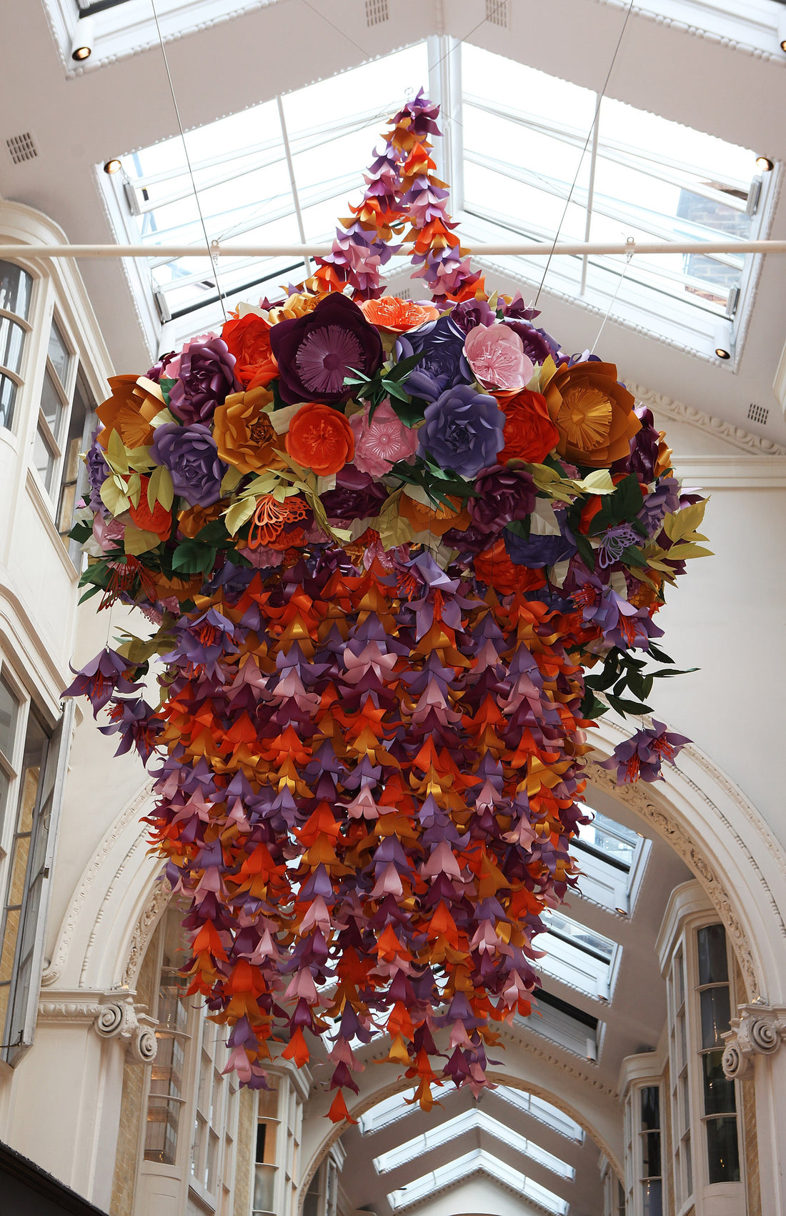 <span face="Didot" color="black" style="color: black; font-family: Didot;"> Paper artist Zoe Bradley creates first public space paper art piece within Burlington Arcade London</span>