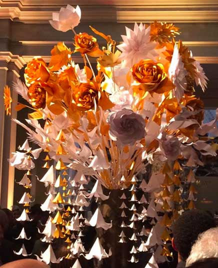 <span face="Didot" color="black" style="color: black; font-family: Didot;"> Zoe Bradley showcases paper sculpture at the launch of London Craft Week at the V&A Museum  </span>