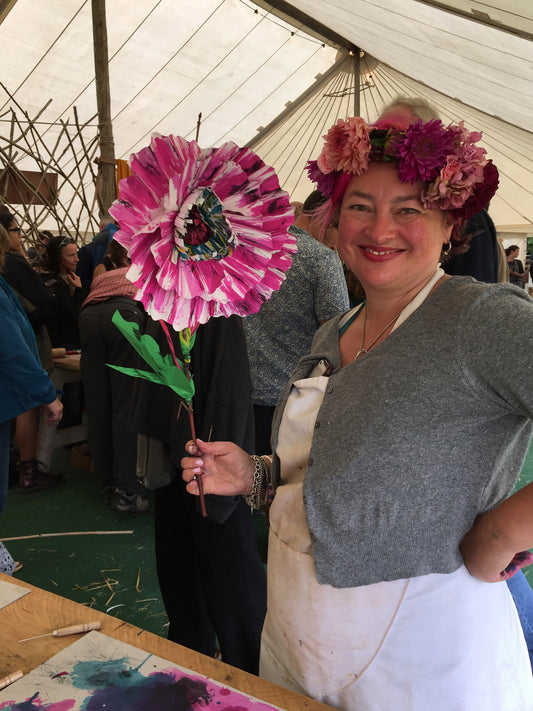 <span face="Didot" color="black" style="color: black; font-family: Didot;"> Port Eliot Festival Zoe Bradley Paper Sculpting Workshop </span>